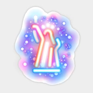 Statue of Liberty Neon Sticker